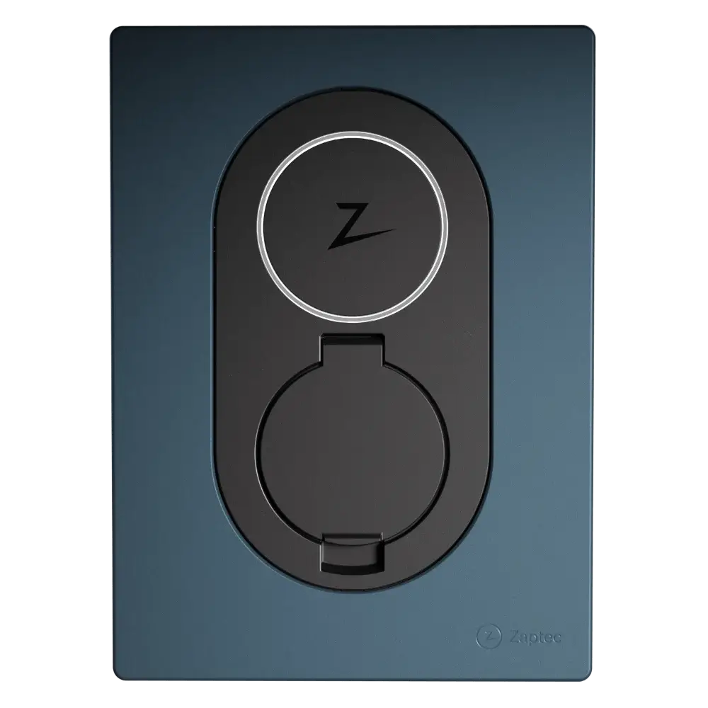 Zaptec Go i färgen Midnight Blue